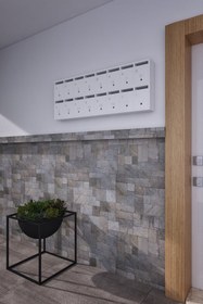 Resim rafineritasarım Posta Kutusu Kilitli Sistem Beyaz 