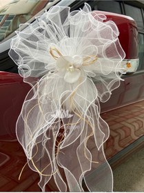 Resim ecrin tuhafiye hobi Orkide Düğün Arabası Süsü Gelin Arabası Konvoy Süsü & Bohça Süsü 