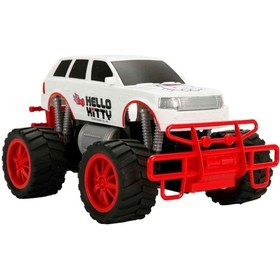 Resim 1:18 Suncon Jumbo Wheels Hello Kitty Usb Şarjlı Uzaktan Kumandalı Arazi Aracı Çok Renkli 
