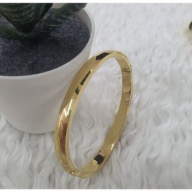 Resim Fashion Jewellery Ince Düz Çelik Kelepçe Bileklik 