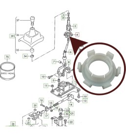 Resim Bross Otomotiv Bsp1008 Vw Audi Seat Skoda İçin Vites Kol Bilya Çanak Tamir Burcu 1j0711251 