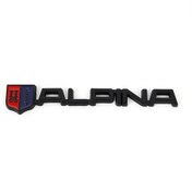 Resim Alpina Yapıştırma Siyah Bagaj ve Çamurluk Logosu 