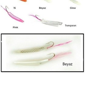 Resim Captain 3625 Feather Jig 5cm Silikon Suni Yem 2'li Paket Renk:transparan 