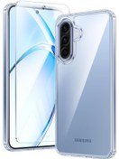 Resim Samsung Galaxy Uyumlu A36 5g Şeffaf Silikon Kılıf + Cam Ekran Koruyucu 