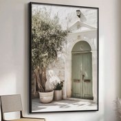 Resim 1 adet İtalyan Mimarlığı ve Zeytin Ağacı Tuval Baskı Duvar Sanatı, Modern Tarz, Çerçevesiz, Tüyü Olmayan, Genel Uyumluluk Oturma Odası, Yatak Odası, Banyo, Ofis, Koridor, Mutfak Dekoru, Ev Dekoru Hediyesi 