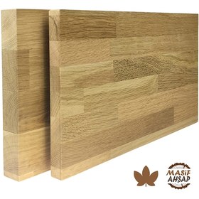 Resim Meşe Ahşap Plaka - 1. Sınıf Masif Panel 