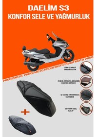 Resim Daelim S3 Konfor Sele Ve Yağmurluk Kılıf 