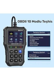 Resim Lidyahan Store NPC Türkçe OBDII/EOBD+CAN Modlu Hata Hafızalı Araç Arıza Tespit/Silme Cihazı (NPC519) 