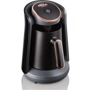 Resim Okka Minio Türk Kahve Makinesi Bakır, 480 Watt, Kahverengi, Şık ve Kullanışlı Tasarım 