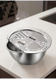 Resim Cooker Kaseli Çelik Rende Gri 