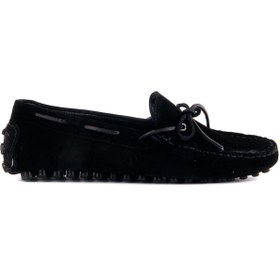 Resim Sail Lakers - Siyah Süet Erkek Loafer 