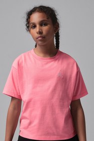 Resim Nike Kız Çocuk Jordan Tişört 45D311 Pembe 