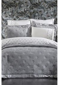 Resim Valeria Lüx Nakışlı Çeyiz Paketi 9 Parça Gri Gri 