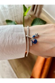 Resim Fubena Astronot Uzay Ve Mekiği Sallantılı Gümüş Charm 