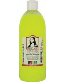 Resim Mona Lisa Slime Jeli 500 Ml. Fosforlu Sarı Nocolor 
