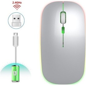 Resim Tongxida Cbtx M40 2.4g Usb Nano Alıcı Kablosuz Rgb Fare, Yeni Renk M40 