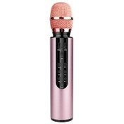 Resim Xinh Taşınabilir Bluetooth Karaoke Mikrofon Kablosuz Profesyonel Mic Ev Ktv El Mikrofon Singing Kaydedici iPhone iPad Için Mikrofonlar (Yurt Dışından) 