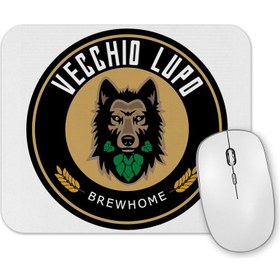 Resim Baskı Dükkanı Vecchio Lupo Mouse Pad 