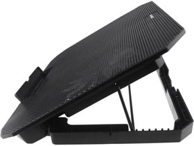 Resim Coverzone Şok Soğutma Profesyonel Dizüstü Bilgisayar Notebook Soğutucu Laptop Stand Işıklı Oyuncu Laptoplarına Özel 8 Büyük Fanı İle Hızlı Soğutma 2 USB Giriş A8 