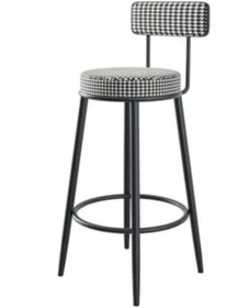 Resim J&S QUALİTY Bar Sandalyesi Ikea Kadın Tasarımı 75 Cm Mutfak Adası Bar Taburesi Yeni Tasarım 