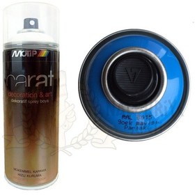 Resim Motip Carat Parlak Gök Mavi Sprey Boya 400 ML - Ral5015 