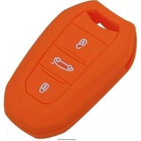 Resim Peugeot 308 508 2008 3008 4008 5008 Uyumlu Silikon Anahtar Sustas 