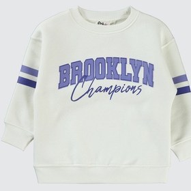 Resim Civil Girls Kız Çocuk Sweatshirt 2-5 Yaş Beyaz Beyaz 