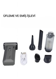 Resim Elektrikli Hava Toz Alma Cihazı, 130000 Rpm Basınçlı Araba 