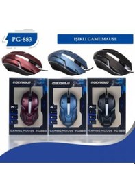 Resim Egenteknoloji Poly Gold Pg-883 Usb Isıklı Game Mouse 