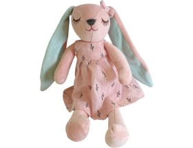 Resim UDATOYS Uzun Kulaklı Sevimli Tavşan Peluş Oyuncak Uyku Oyun Arkadaşı 35 cm Pembe 