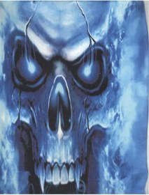 Resim Ym Üniversal Sele Koltuk Oturak Kılıfı Mavi Kurukafa 