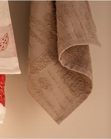 Resim Madame Coco Poulette Mutfak Havlu Seti Hvlu00000001482'li Mutfak Havlu Seti-ekru/taş 