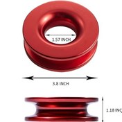 Resim Sones 3/8" Ve 1/2" Halat İçin Alüminyum Koparma Kurtarma Halkası Mavi 