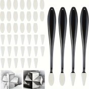 Resim 44 parça/set Sanatsal Çizim Temel Kiti - 40 adet Yedek Sünger Başlıklı Ergonomik Kalemler, Vurgulama, Gölgelendirme ve Düzeltme için İdeal Çizim Araçları 