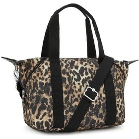 Resim Kipling Art Mini Küçük Boy Omuz Çantası Leopar 