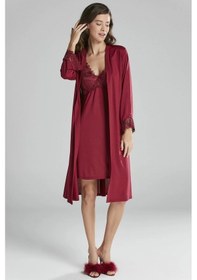 Resim Pierre Cardin P5040 Bayan Penye Gecelik Sabahlık 001 