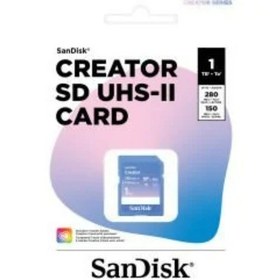 Resim SanDisk Creator SDSDXEP-1T00-GNCIS 1 TB UHS-II SDXC UHD V60 Hafıza Kartı 