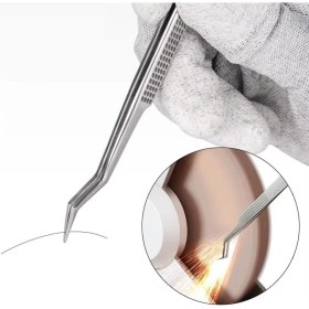 Resim Mechanic Aax-17 Non-Manyetik Paslanmaz Çelik Entegre Yerleştirme ve Lehimleme Cımbızı 