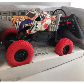 Resim Sunman Uzaktan Kumandalı Kırmızı Dinazor Araba 1:20 Çift Motorlu 3+ Yaş İçin 