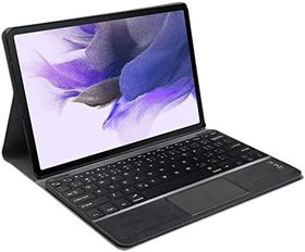 Resim Microcase Samsung Galaxy Tab S7 FE SM-T733 12.4 inch Bluetooth Touchpad Klavye + Standlı Kılıf - BKK5 