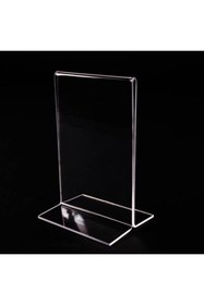 Resim Genel Markalar Masaüstü T Tipi Dikey Pleksi Föylük Broşürlük Fiyatlık A6(10.5cmx15cm) 