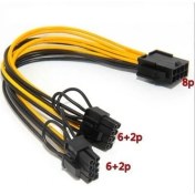 Resim Platoon 8 Pin Y Kablo Power Çoklayıcı 