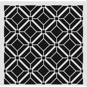 Resim Ardışık Desen Stencil Şablon 40X40 R-052 