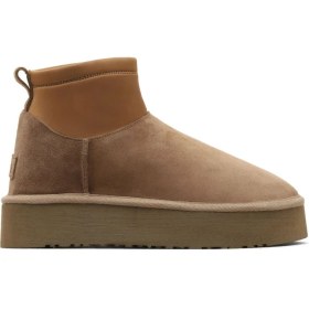 Resim Bueno Shoes Sahra Süet Kadın Dolgu Topuklu Bot 05AG2114054 05AG2114054 
