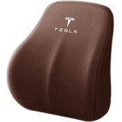 Resim Tesla Ergonomik Araba Ve Ofis Koltuk Bel Yastığı Araç Arka Yastık - Kahverengi 