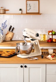 Resim Emsan Bella Gusto Elegant Stand Mikser Krem 