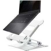 Resim Cbtx Z19 Isı Dağıtımı Ayarlanabilir Yükseklik Katlanabilir Dizüstü Bilgisayar Tutucu Dizüstü Stand Braketi - Gümüş 