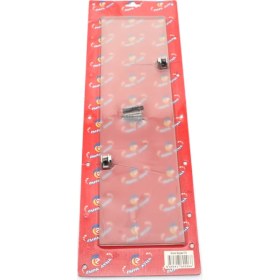 Resim Empa Krom Cam Dikdörtgen Etajer Banyo Aynası Altlığı 