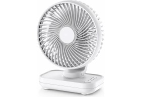 Resim Robeve Yk Şarjlı Masaüstü Vantilatör USB Type-C - 4 Kademeli Hız, Sessiz Çalışma, Taşınabilir Mini Fan, Uzun Batarya, 90° Ayarlanabilir Başlık, Ofis Ev Kullanım Fan Vantilatör 