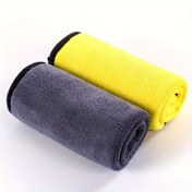 Resim Bohem Tarzı Mikrofiber Havlu - 500 GSM Kalın Dokuma Araba Yıkama ve Ev Temizlik Bezi, Yumuşak Mercan Yünü, Yumurta Şekli, Solma Direnci, Anime Desen, Çift Taraflı Emicilik, Araba Detaylandırma ve Ev Kullanımı 